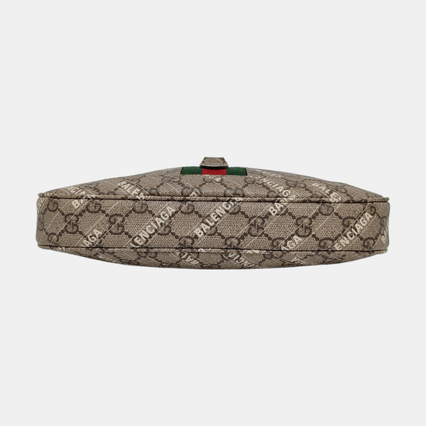 The Hacker Project Small Monogram Coated Canvas Black