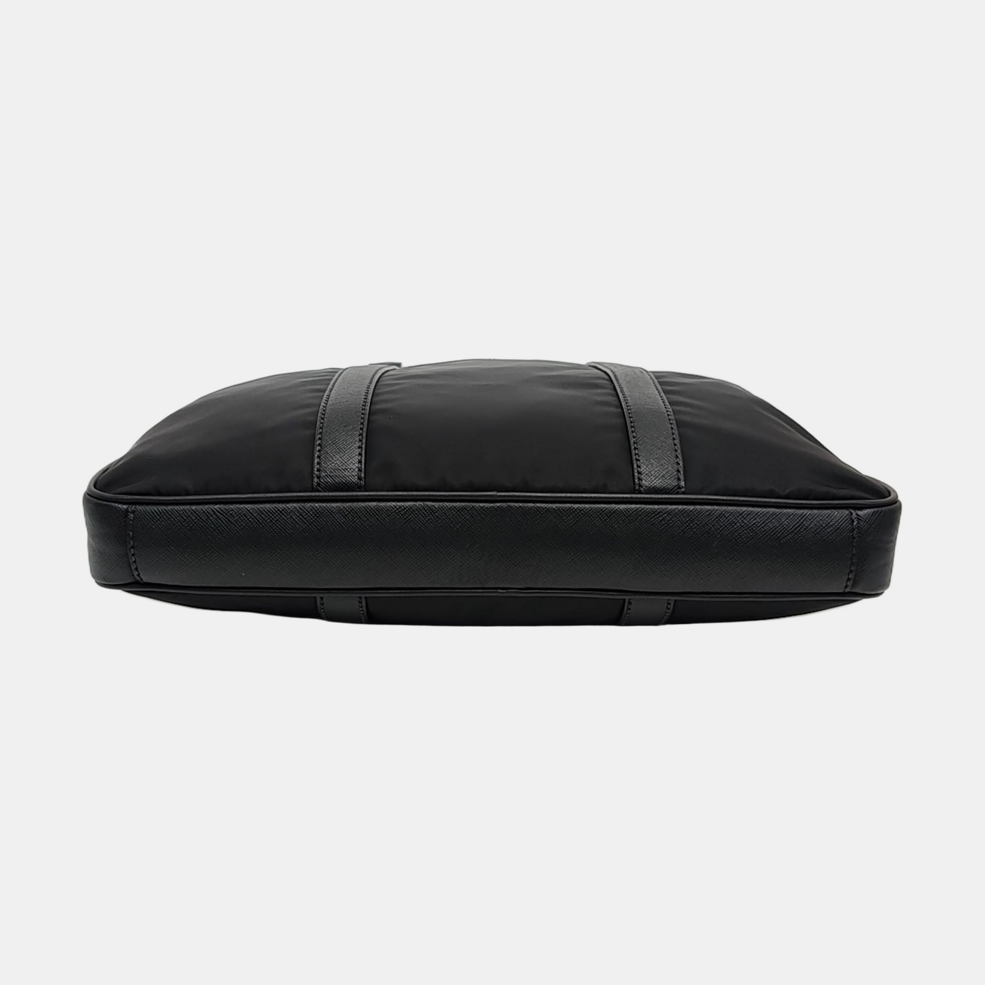 Nylon Shoulder Bag Black