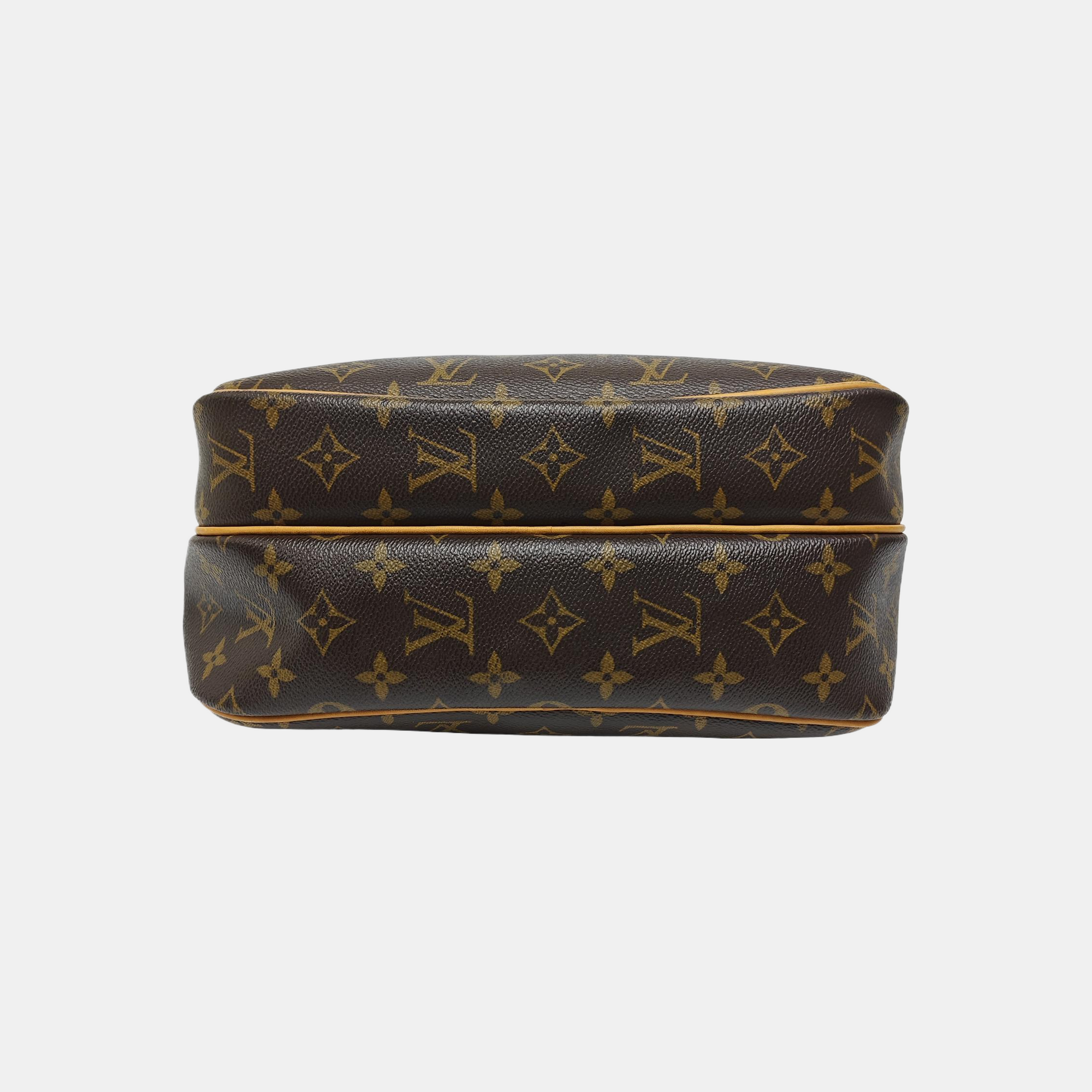 REPORTER Monogram Coated Canvas Brown