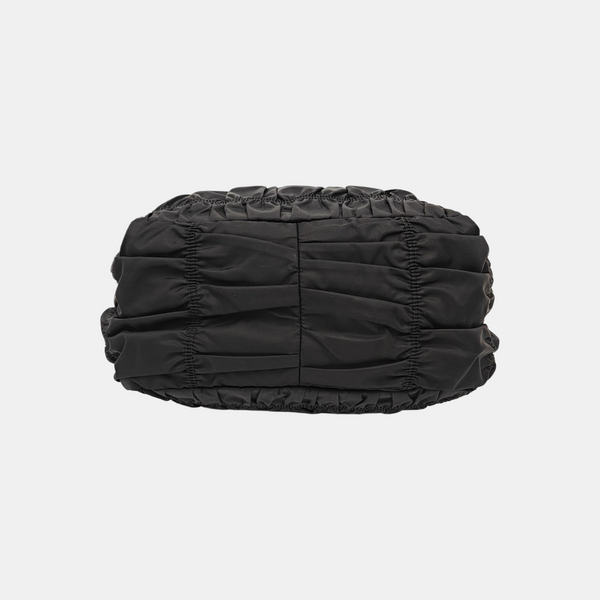 Gaufre Quilted Nylon Black