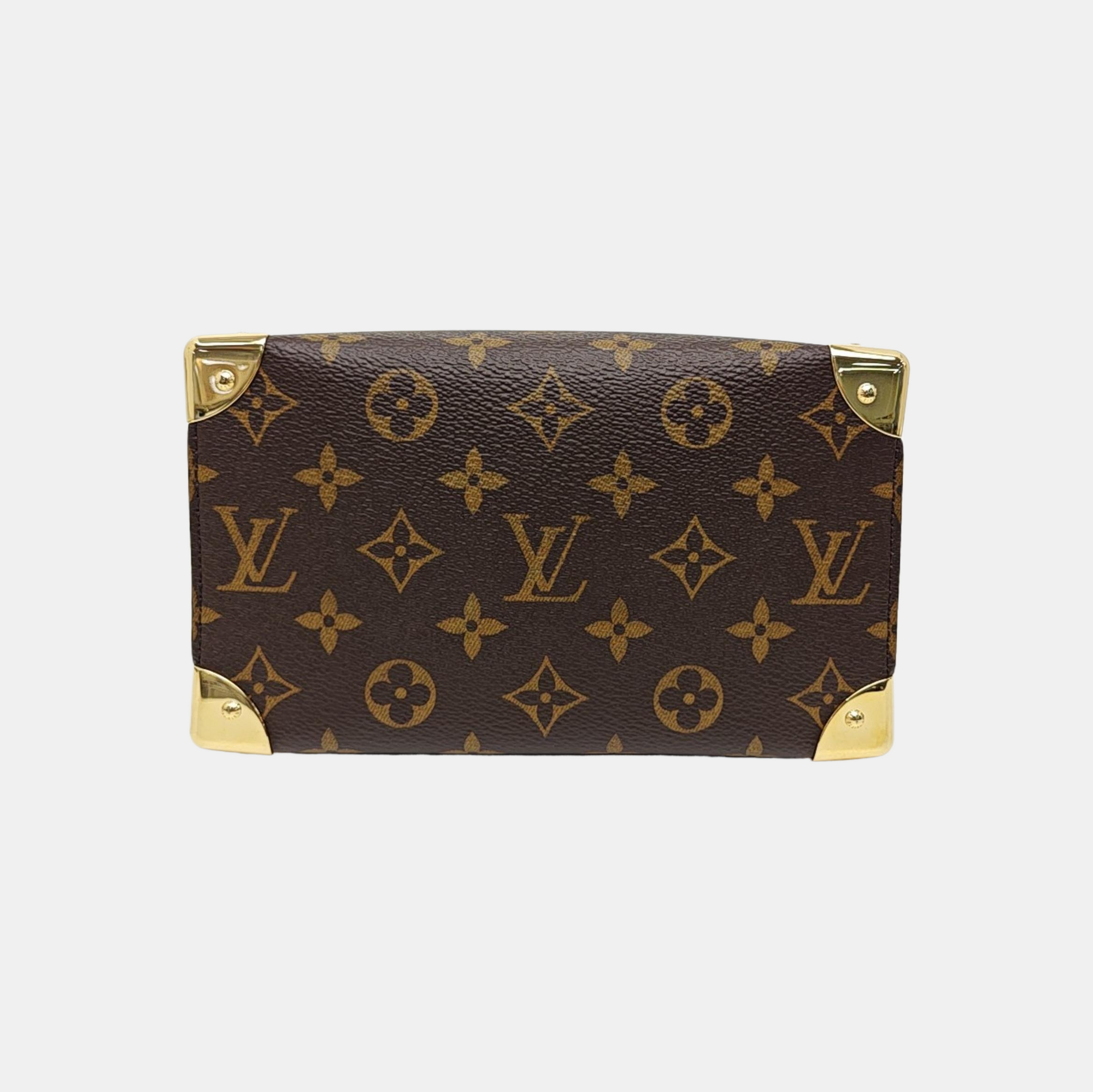 SPEEDY TRUNK 20 Monogram Coated Canvas Brown