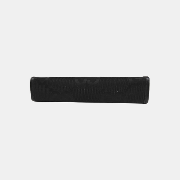 Monogram Fabric Clutch Black
