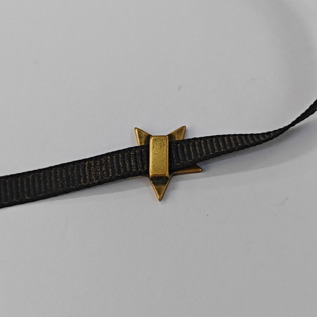 J'adior Metal Black Necklace