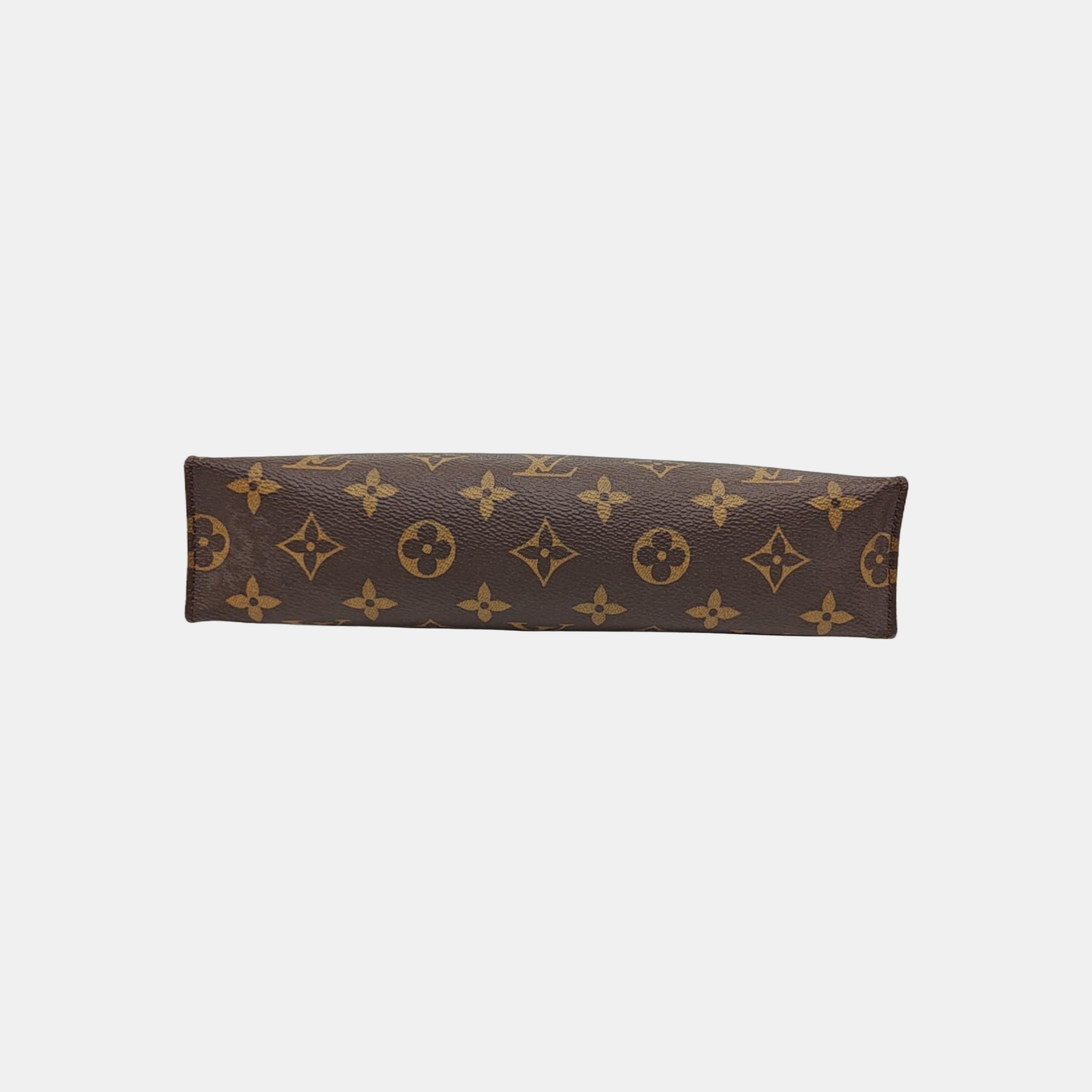 TOILET POCKET 26 Monogram Coated Canvas Brown