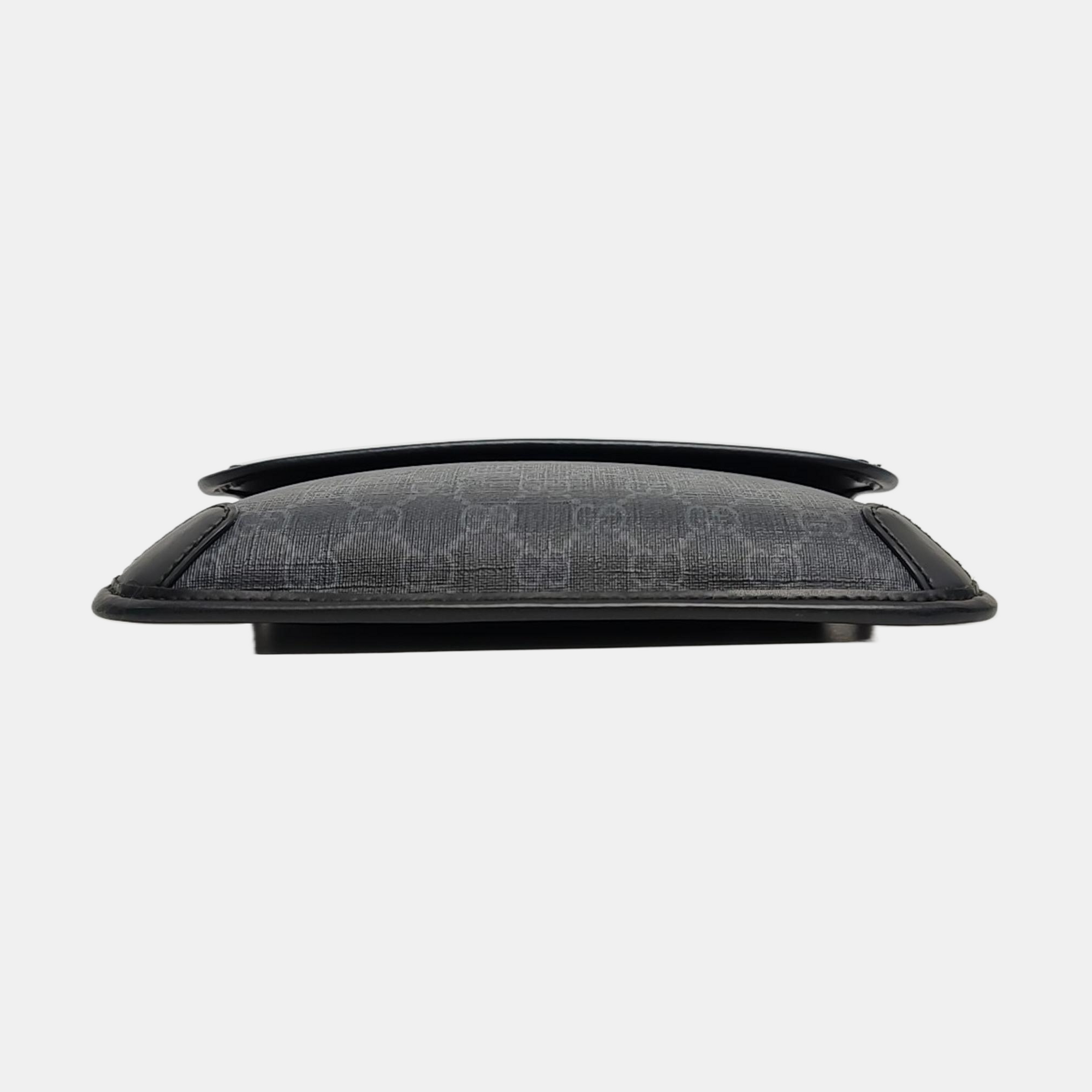 Neo Vintage Monogram Coated Canvas Black