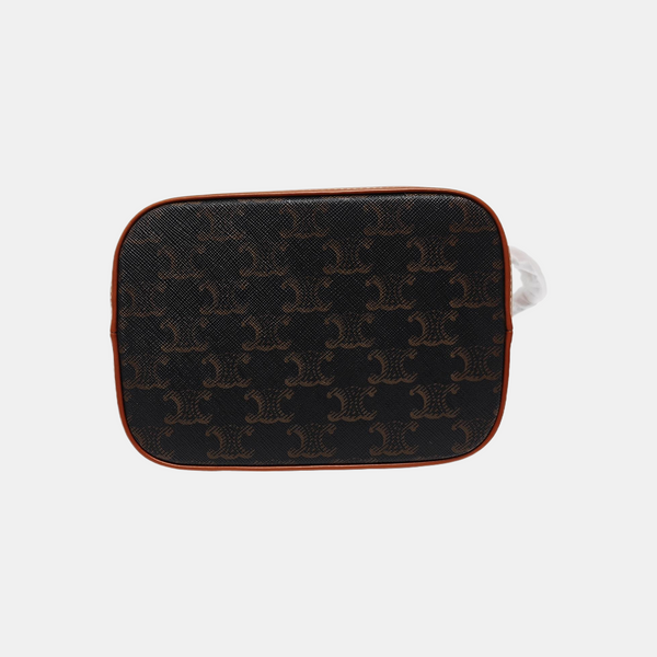 TRIOMPHE CANVAS Small Coated Canvas Brown