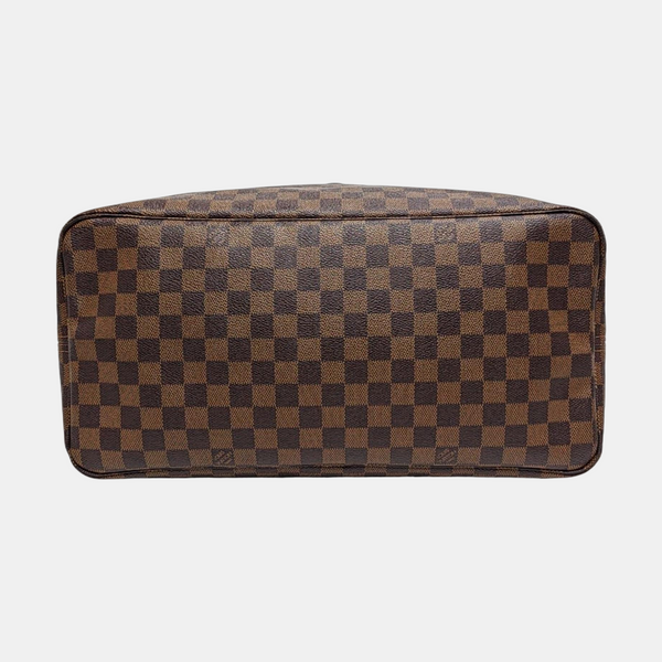 Authenticated pre-owned  NEVERFULL GM Damier Ebene Coated Canvas Brown - Tote Bag at Looply