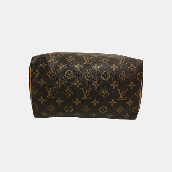 SPEEDY 25 Monogram Coated Canvas Brown
