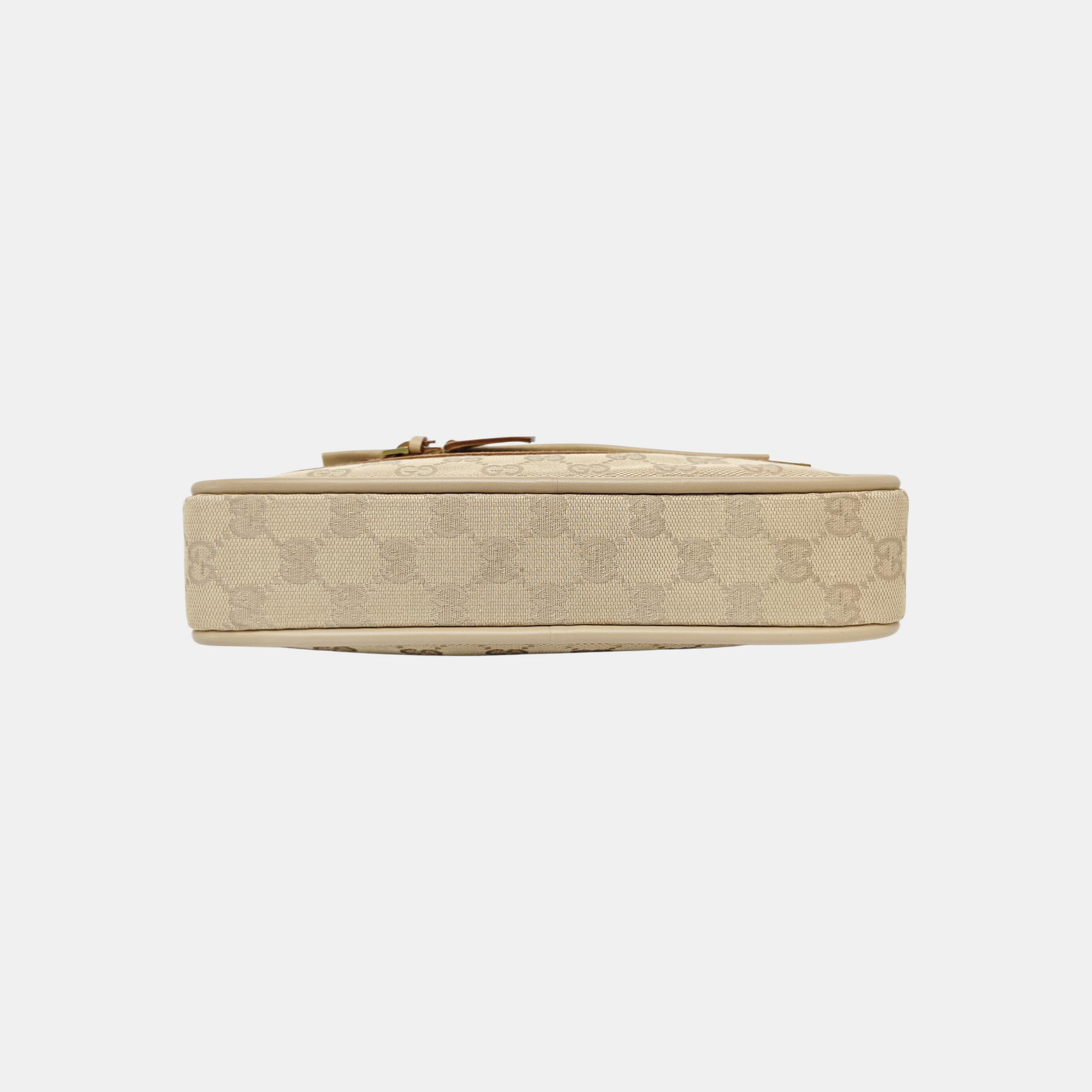 Monogram Canvas Shoulder Bag Beige