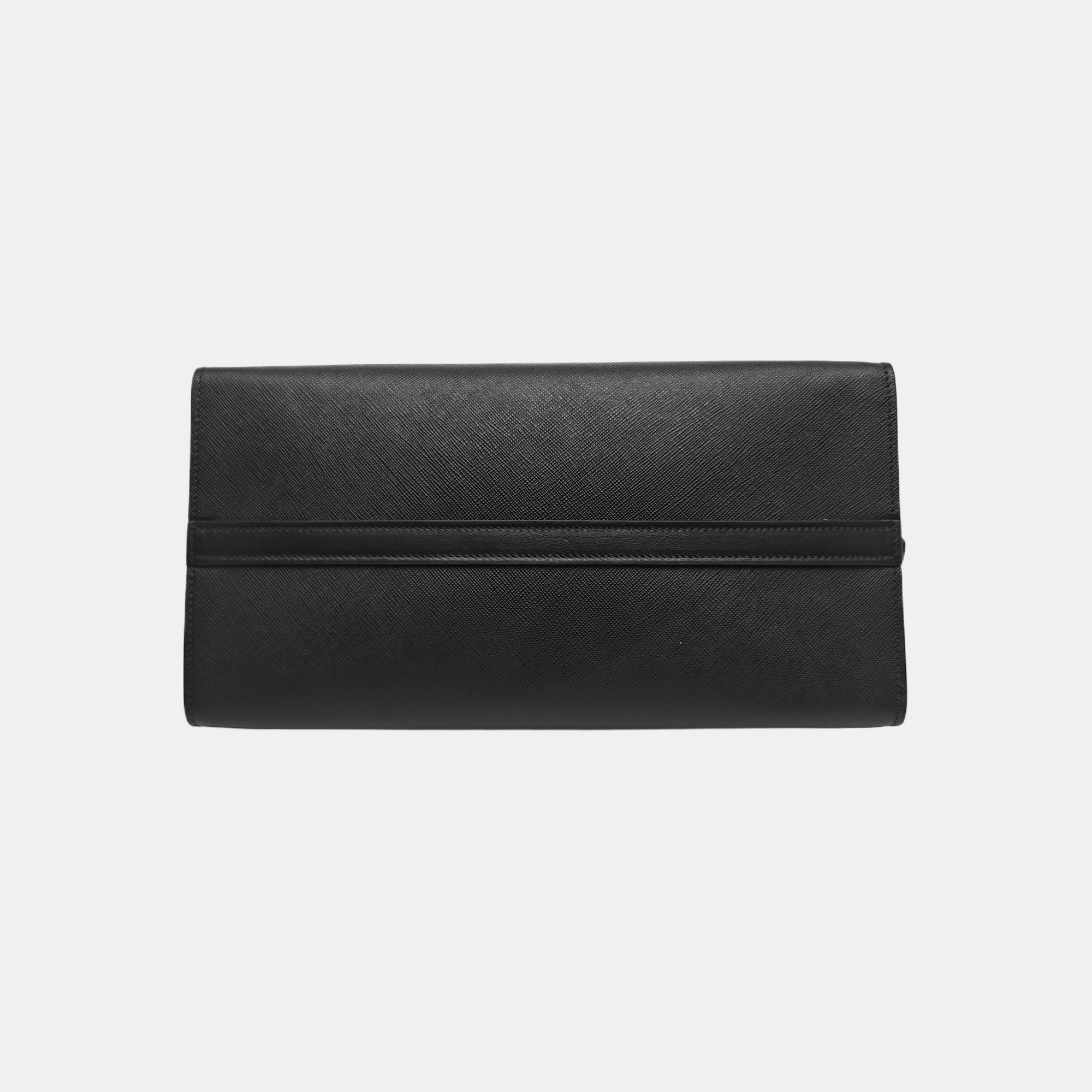 Esplanade Saffiano Calfskin Black