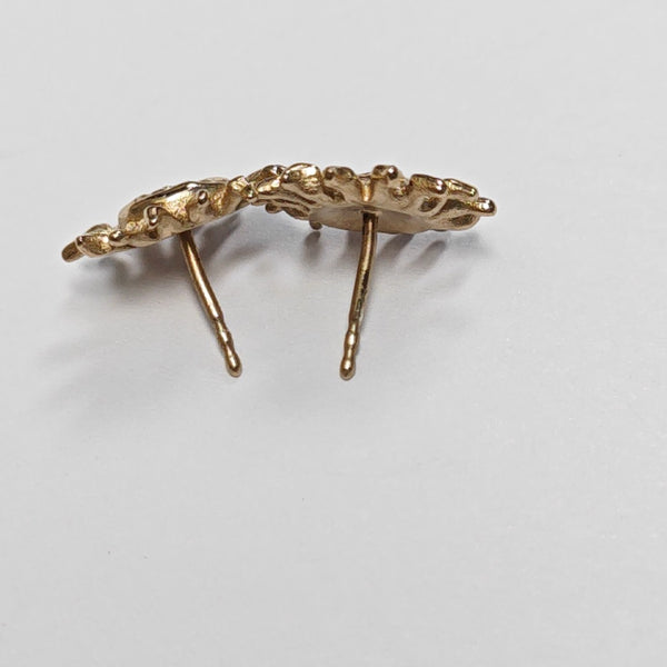 Dior Tribales Metal Black Stud Earrings