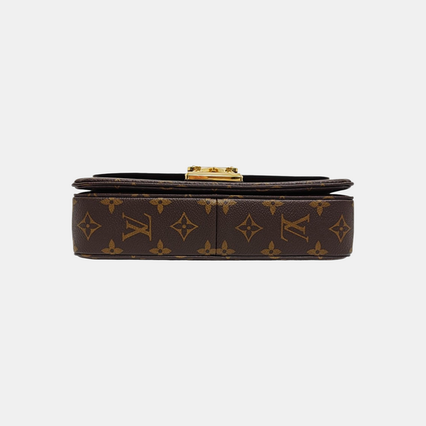 MARCEAU Monogram Coated Canvas Brown