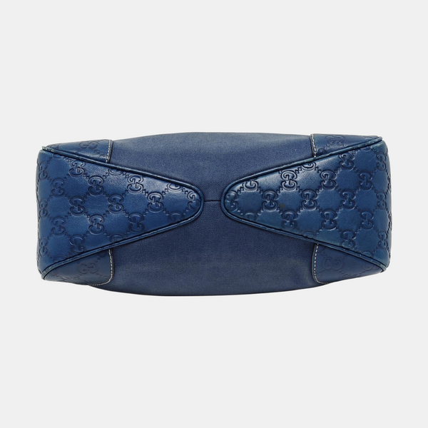 Canvas Shoulder Bag Blue