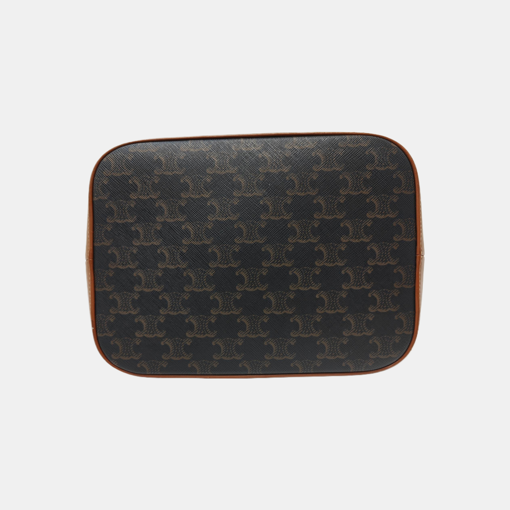TRIOMPHE CANVAS Small Coated Canvas Brown