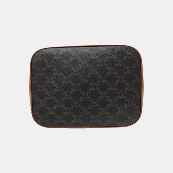 TRIOMPHE CANVAS Small Coated Canvas Brown