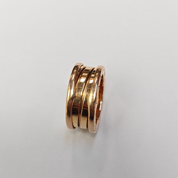 B.ZERO1 18k Rose Gold Ring EU 51