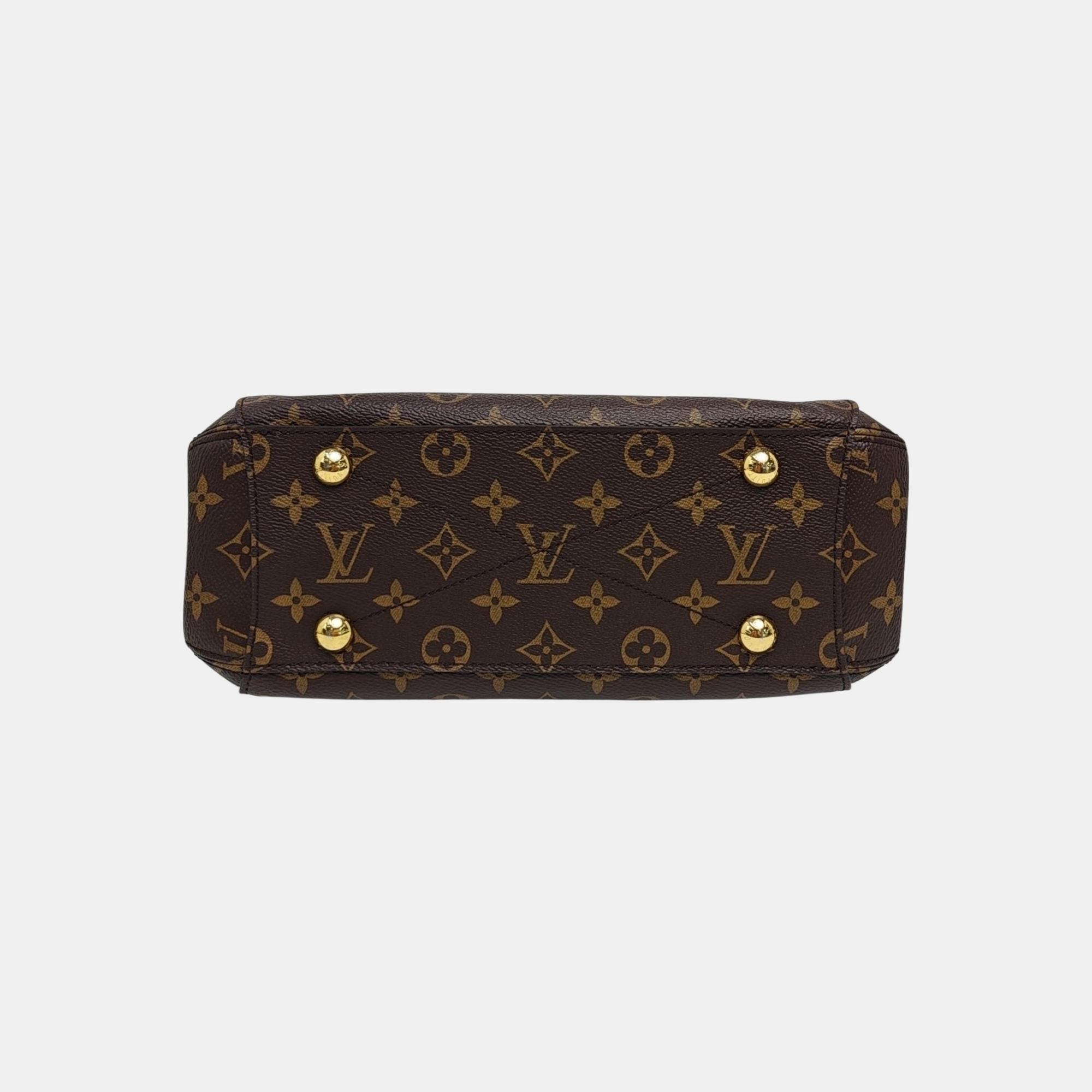 MONTAIGNE BB Monogram Coated Canvas Brown