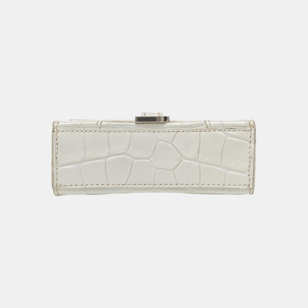 Hourglass Mini Calfskin White