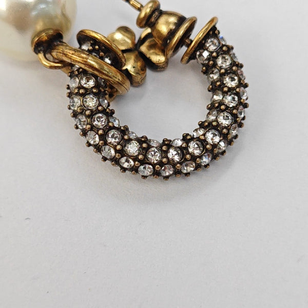 J'adior Metal Gold Earrings