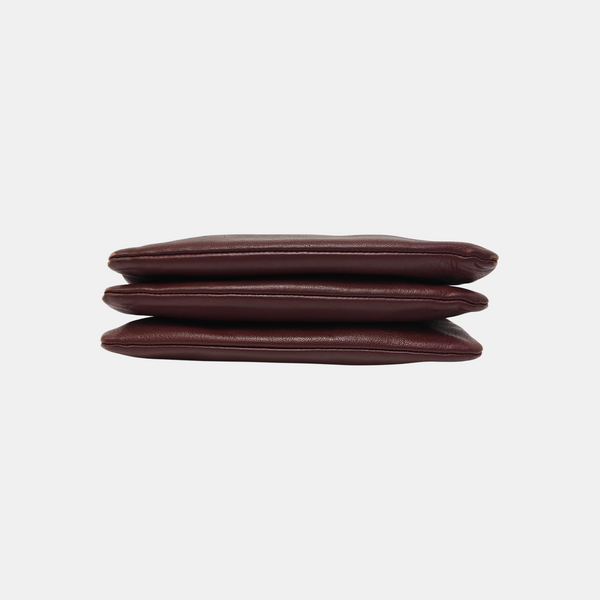 TRIO Small Lambskin Red