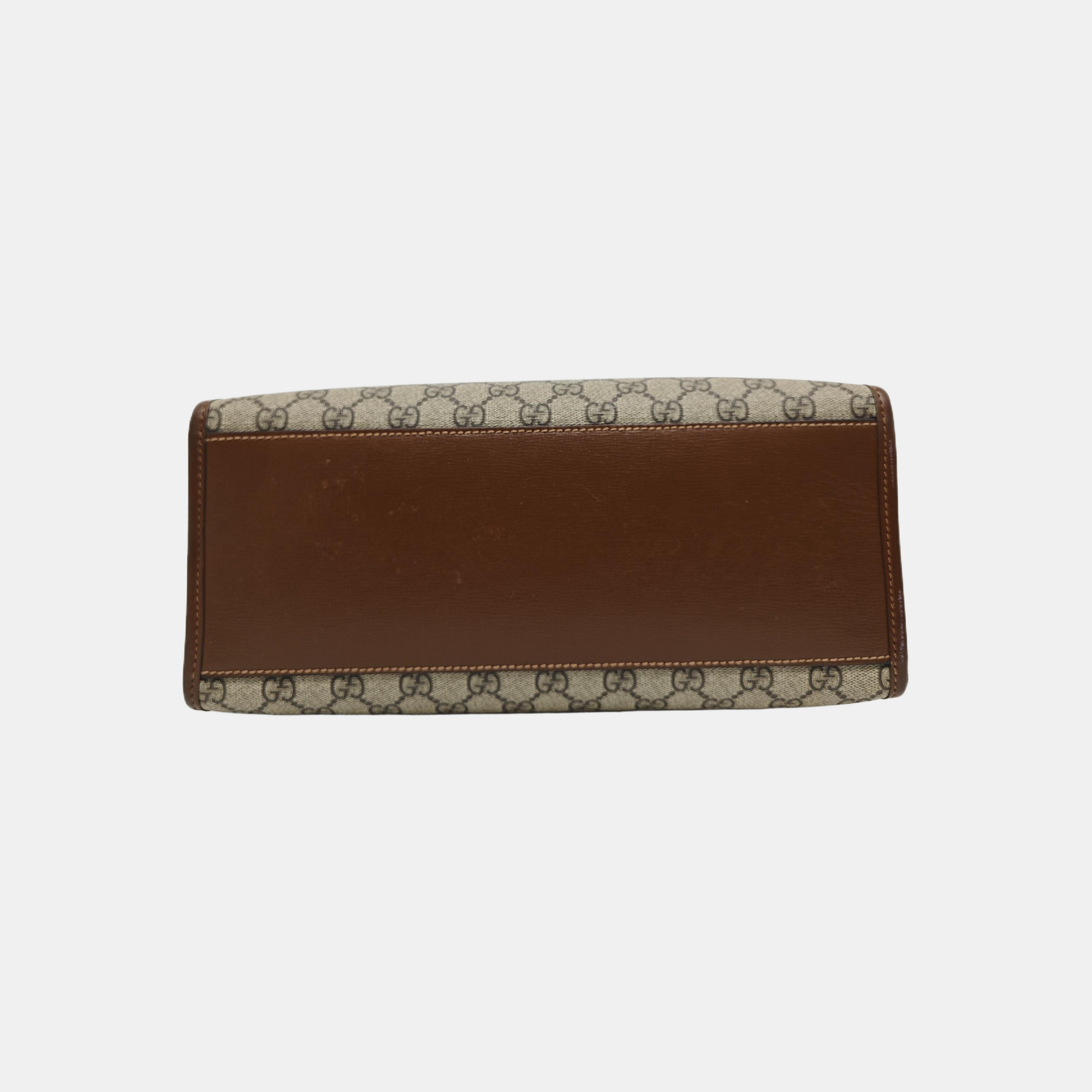 Retro Small Monogram Coated Canvas Brown