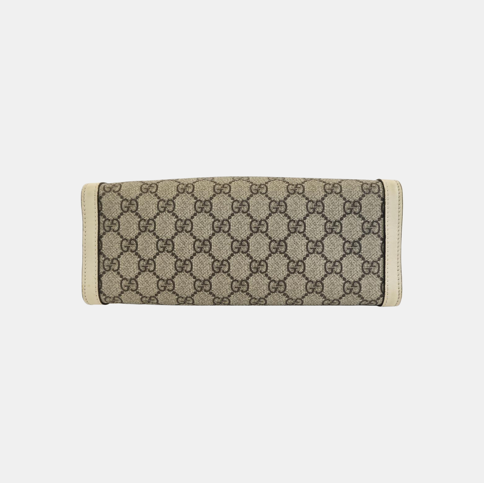 Padlock Small Monogram Coated Canvas Beige