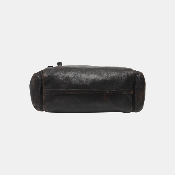 Calfskin Shoulder Bag Brown