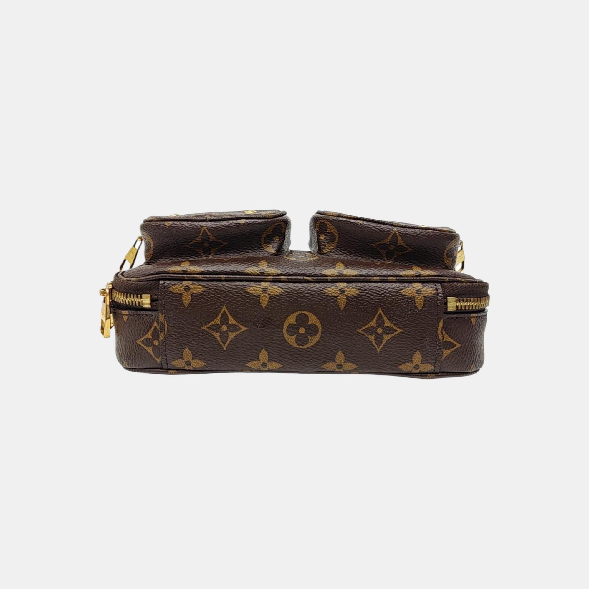 UTILITY Monogram Coated Canvas Brown