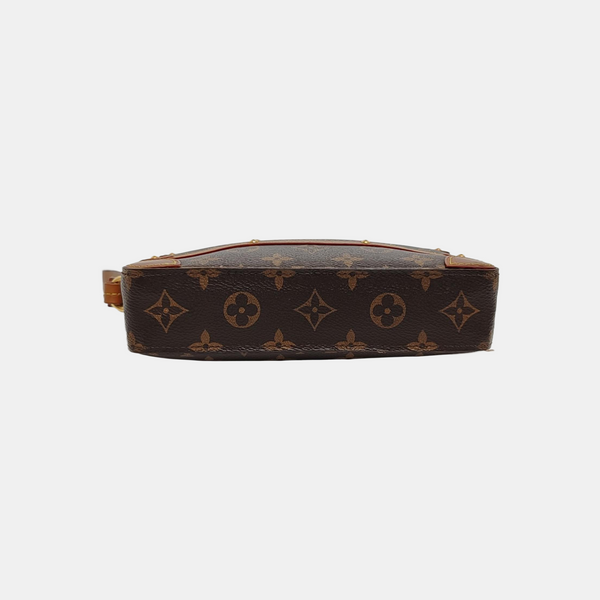 SOFT TRUNK Monogram Coated Canvas Brown