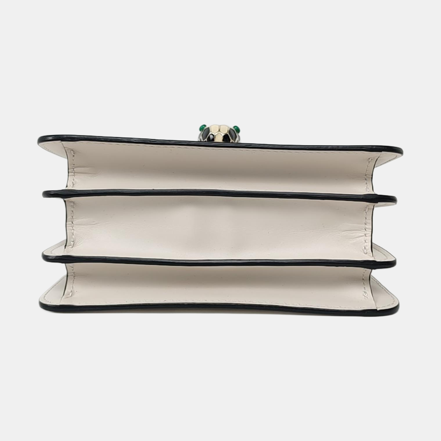 SERPENTI FOREVER Small Calfskin White