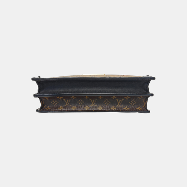 TRUNK Monogram Coated Canvas Brown