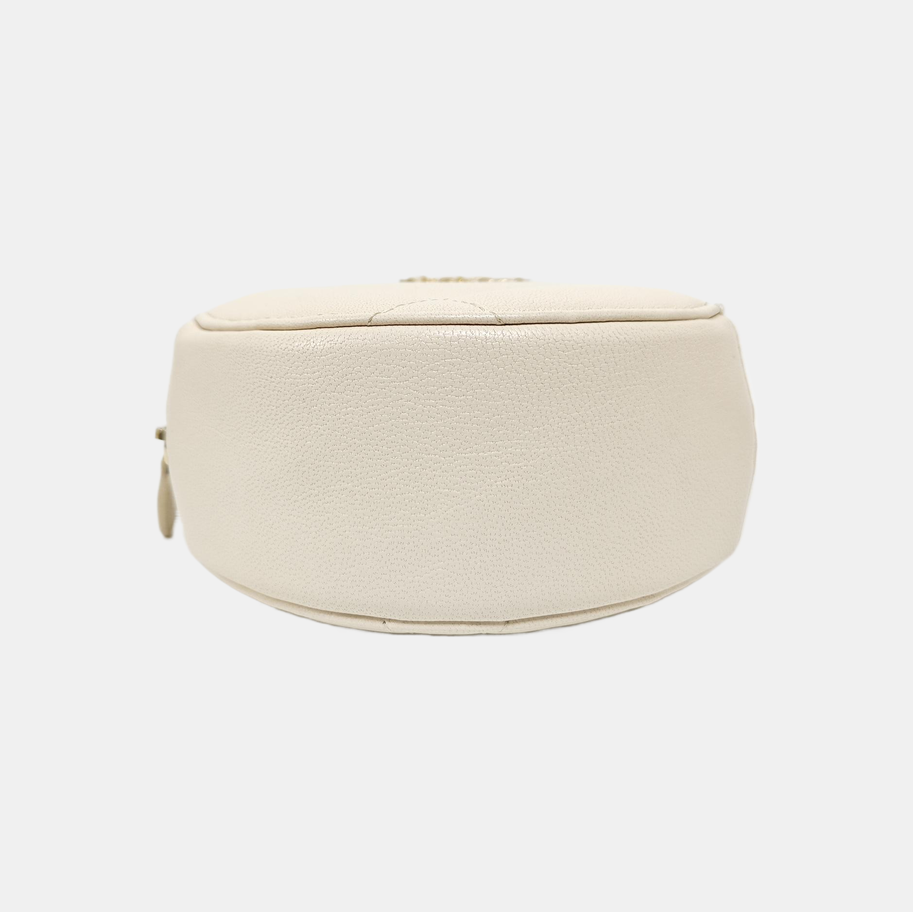 CHANEL 19 Small Quilted Lambskin White