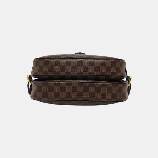HIGHBURY Damier Ebene Coated Canvas Brown