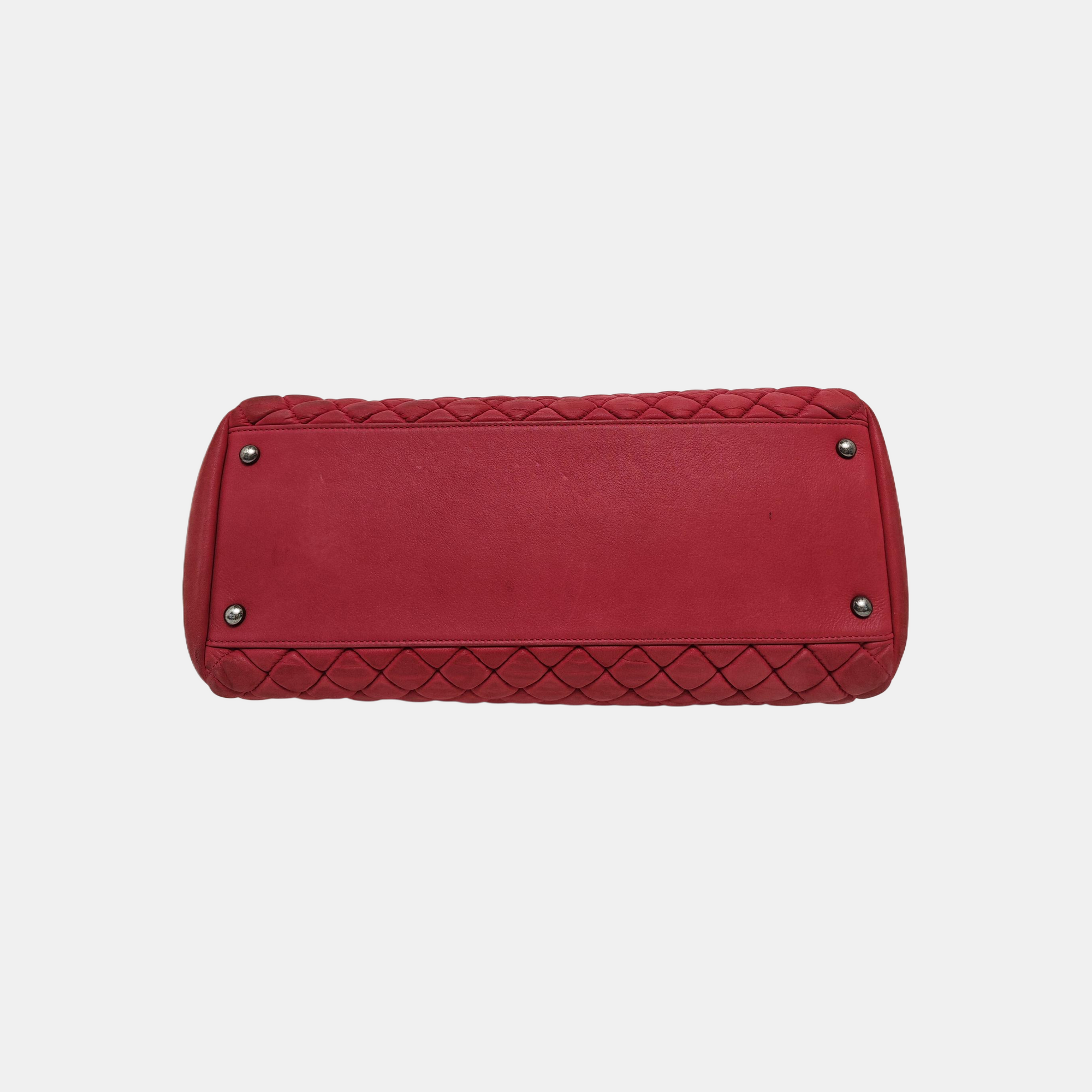 Authenticated pre-owned  JUST MADEMOISELLE Quilted Calfskin Pink - Shoulder Bag at Looply