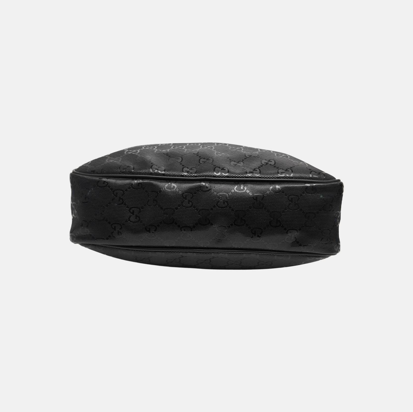 GG Imprime Messenger Monogram Coated Canvas Black