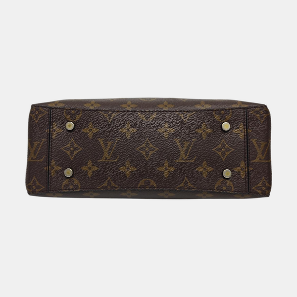 ONE HANDLE Monogram Coated Canvas Brown
