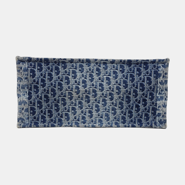 Book Tote Medium Oblique Denim Blue