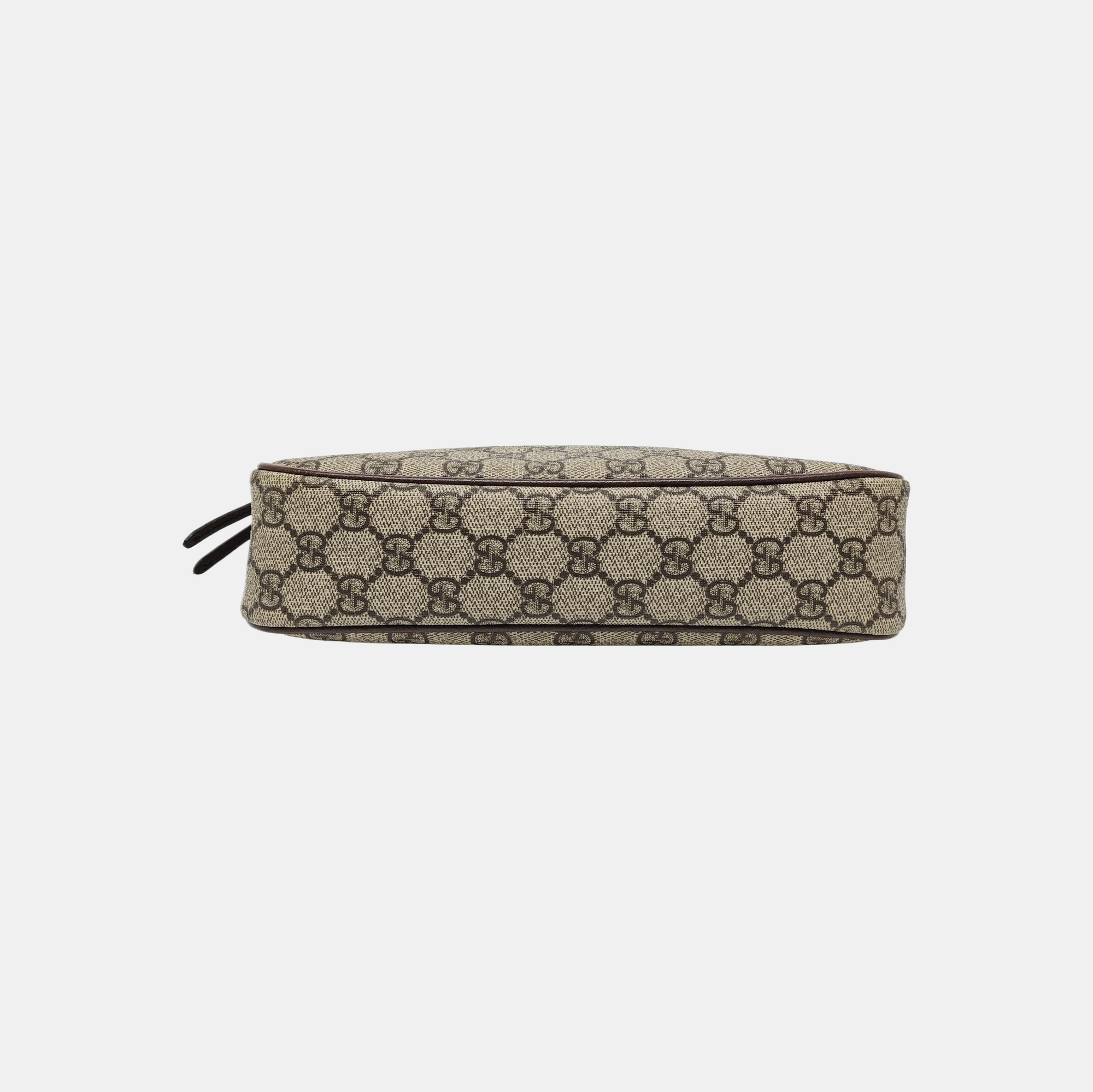 Ophidia Small Monogram Coated Canvas Brown