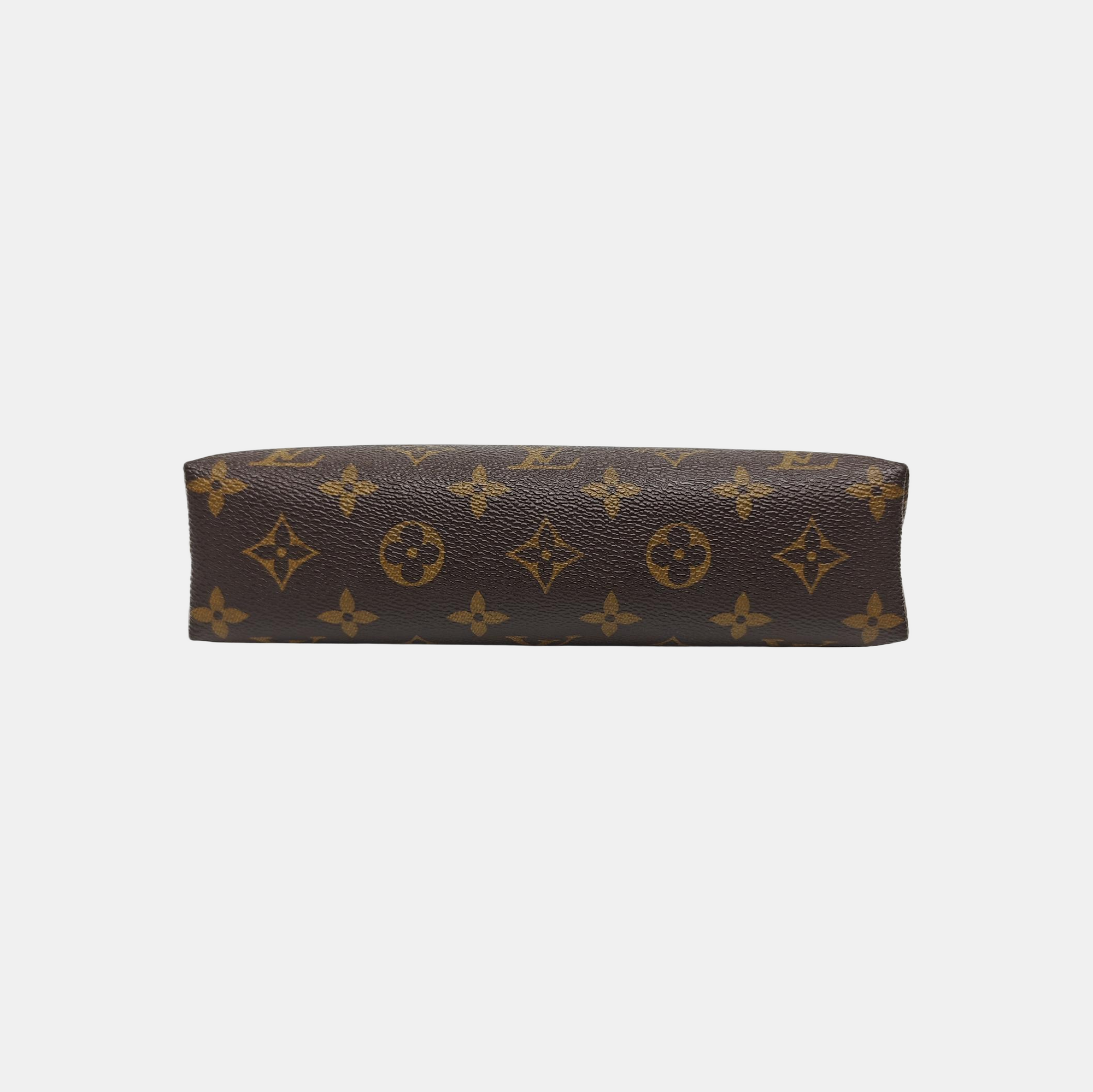 COSMETIC Monogram Coated Canvas Brown