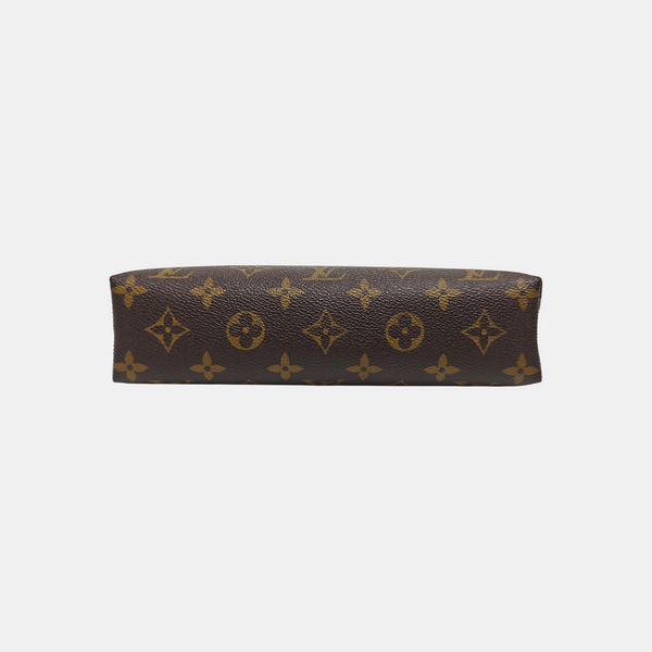 COSMETIC Monogram Coated Canvas Brown