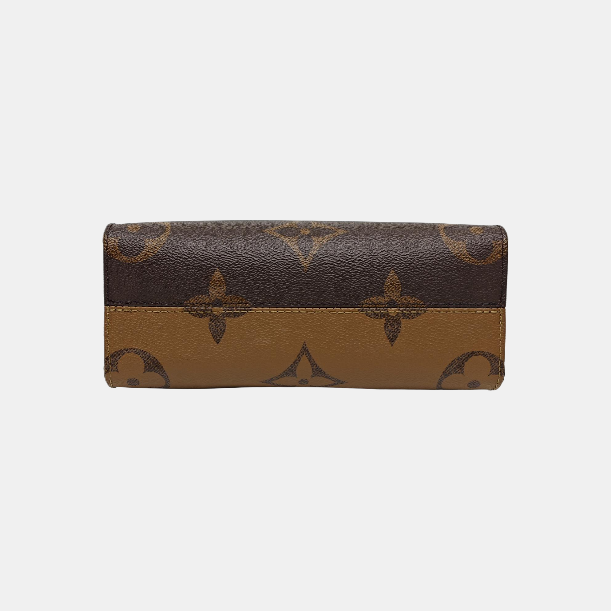 ONTHEGO PM Monogram Coated Canvas Brown