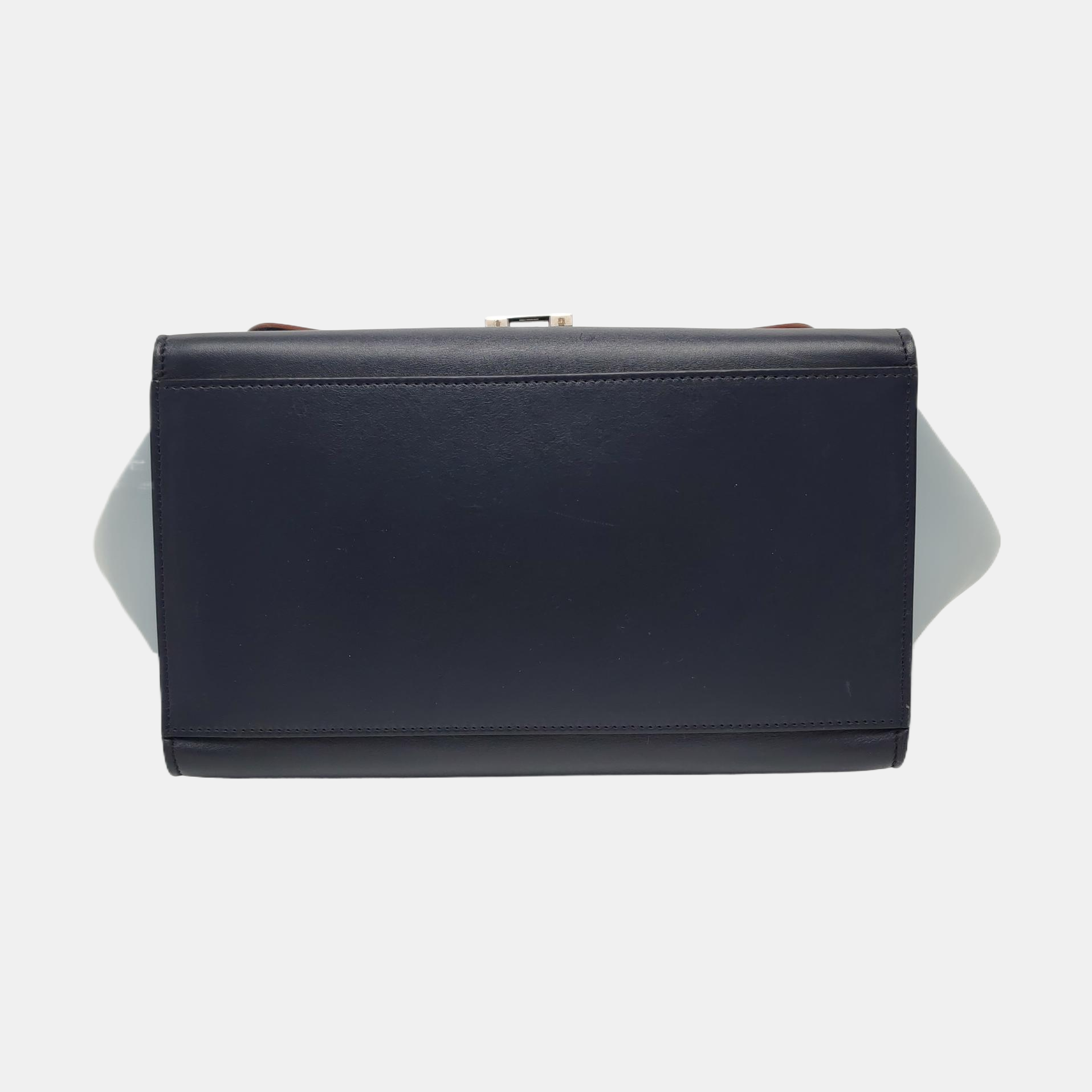 Authenticated pre-owned  TRAPEZE Small Calfskin Multicolor - Shoulder Bag at Looply