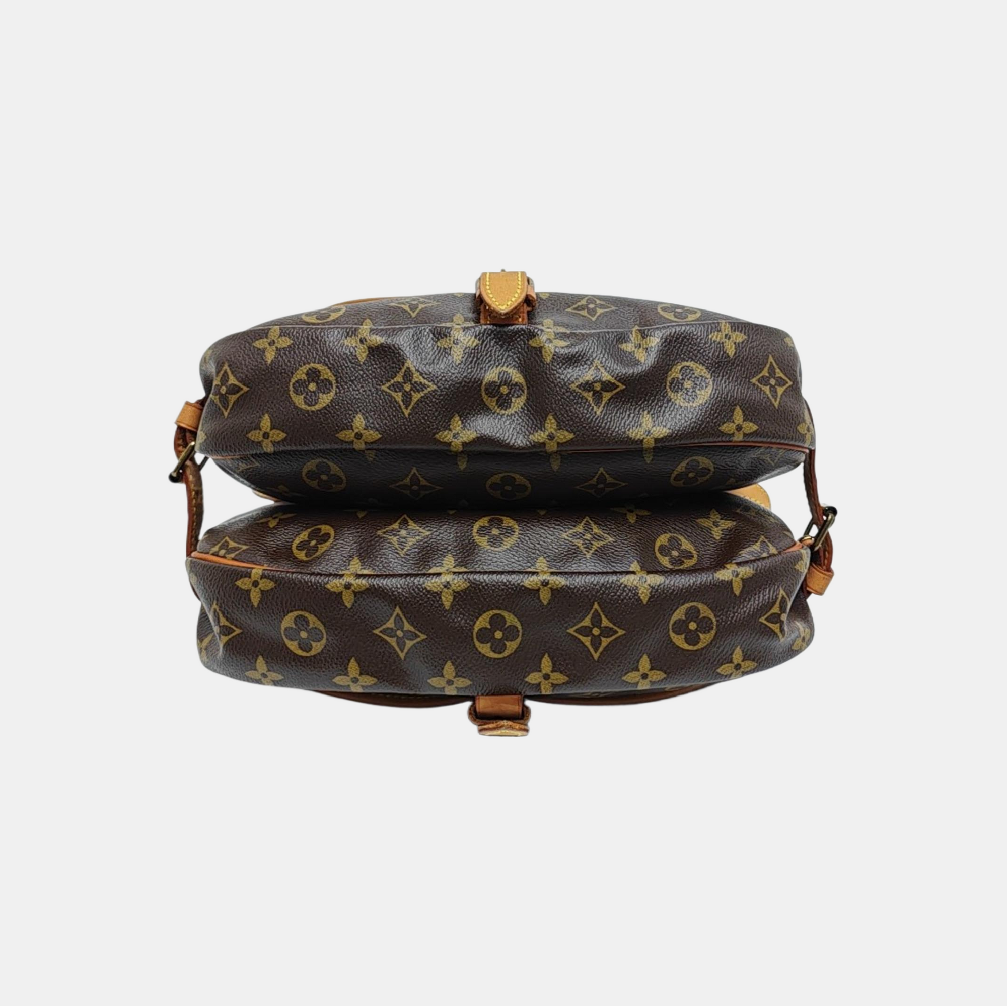 SAUMUR Monogram Coated Canvas Brown
