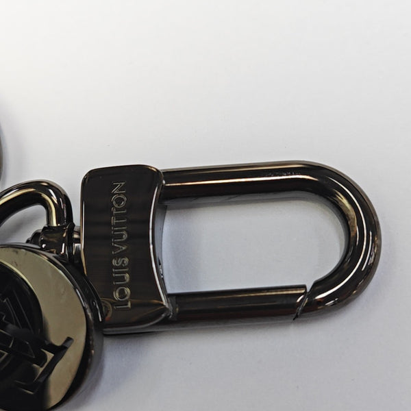 Leather Bag Charm Black
