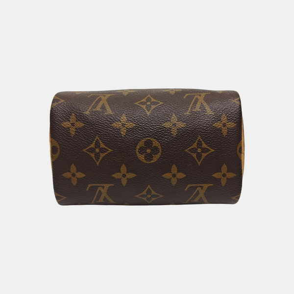 SPEEDY Nano Monogram Coated Canvas Brown