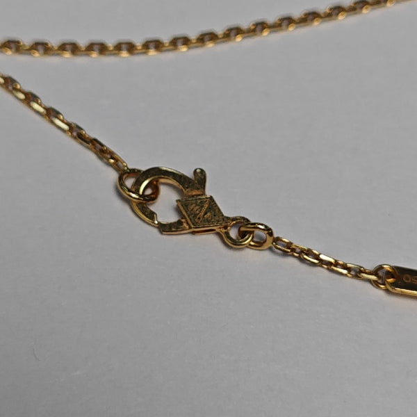 Vintage Alhambra 18k Gold Necklace