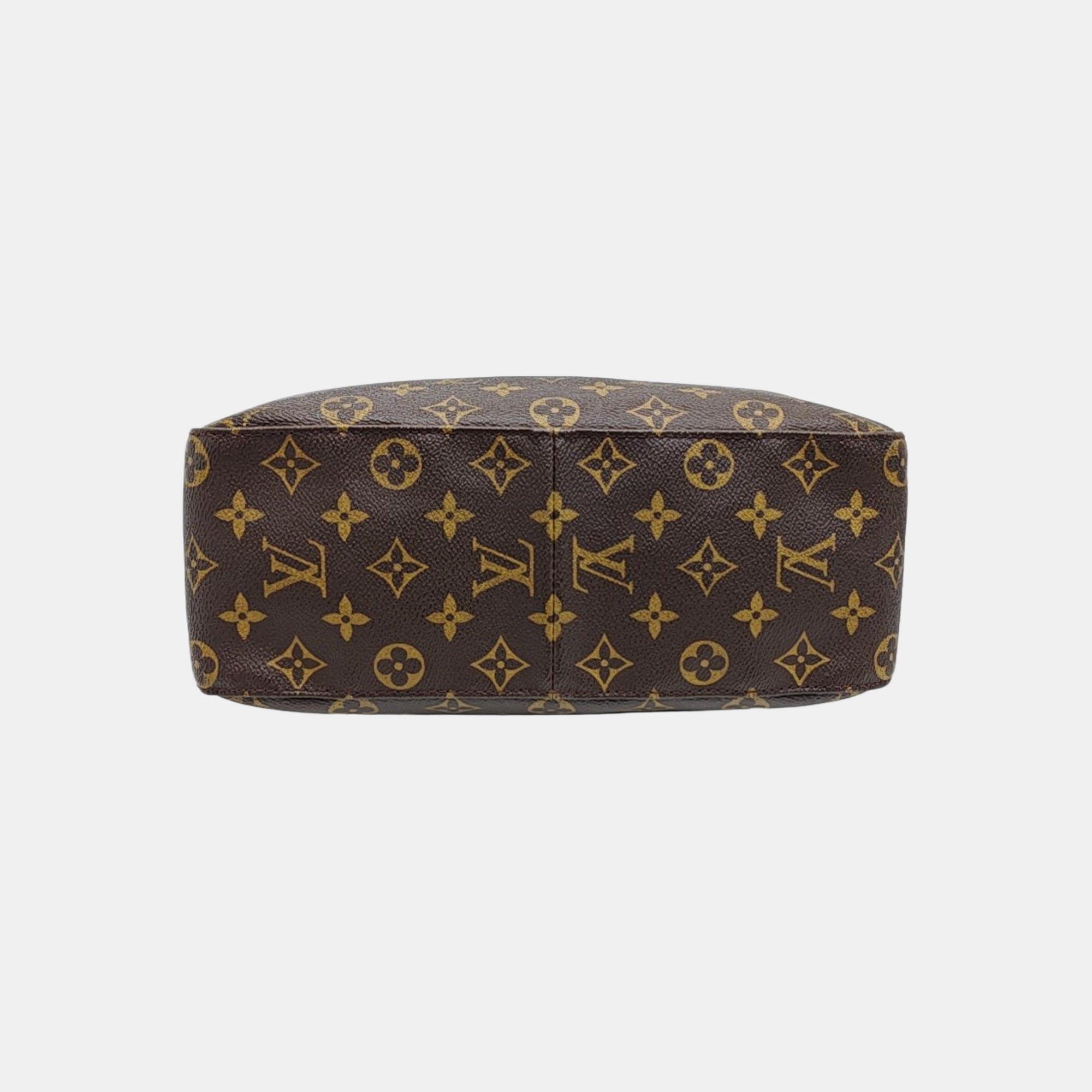 LOOPING GM Monogram Coated Canvas Brown