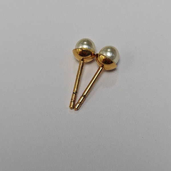 Metal Gold Earrings