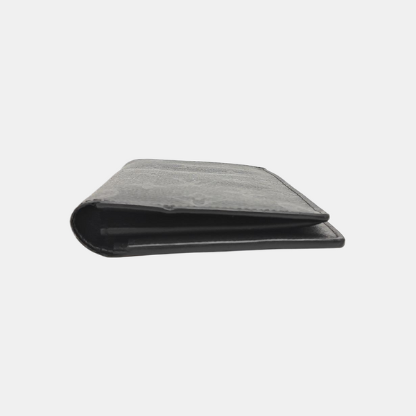 BRAZZA Monogram Coated Canvas Black Wallet
