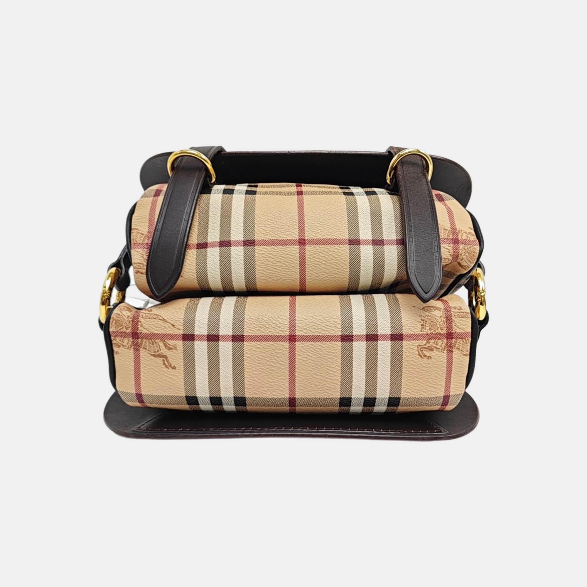 Calfskin Shoulder Bag Large Black